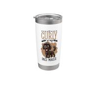 Running with Curly-Coated Retriever Stainless Steel Insulated Tumbler