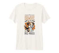 Running with Danish-Swedish Farmdog Premium T-Shirt