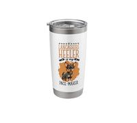 Running with Lancashire Heeler Stainless Steel Insulated Tumbler