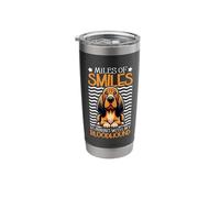 Running with My Bloodhound Stainless Steel Insulated Tumbler