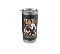 Running with My Bouvier des Ardennes Stainless Steel Insulated Tumbler