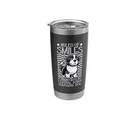 Running with My Central Asian Shepherd Dog Stainless Steel Insulated Tumbler