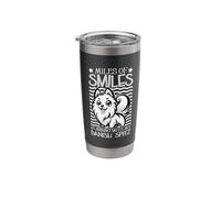 Running with My Danish Spitz Stainless Steel Insulated Tumbler