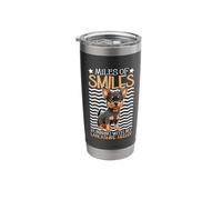 Running with My Lancashire Heeler Stainless Steel Insulated Tumbler