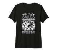 Running with My Northern Inuit Dog Premium T-Shirt