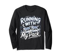 Running with My Pack Wolf Wolves Long Sleeve T-Shirt