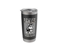 Running with My Tamaskan Dog Stainless Steel Insulated Tumbler