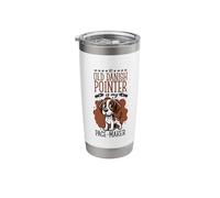 Running with Old Danish Pointer Stainless Steel Insulated Tumbler