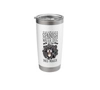 Running with Spanish Water Dog Stainless Steel Insulated Tumbler