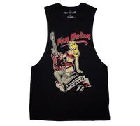 Running With The Devil Vest Top Van Halen Black M