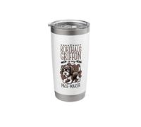 Running with Wirehaird Pointing Griffon Stainless Steel Insulated Tumbler