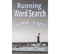 Running Word Search: Word Search with Easy to Read Print about Running Puzzle Book, Jogging, Marathon, Activity, Equipment, Brain Games: Large Print: ... Holidays and Relaxation (Sports Word Search)
