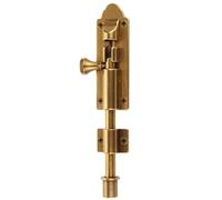 Runningfish Antique Copper Barrel Bolt Buckle Heavy Duty,Vintage Solid Brass Thickened Door Latch，Furniture Reproduction Restorations Hardware