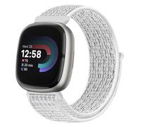 Runostrich Nylon Loop Straps Compatible with Fitbit Versa 4/Sense 2/Versa 3/Sense, Soft Breathable Sport Adjustable Replacement Band Women Man Wristband Accessories