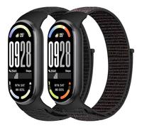 Runostrich Nylon Straps Compatible with Xiaomi Smart Band 10/9/8 Soft Nylon Loop Strap Breathable Adjustable Replacement Band for Women Men