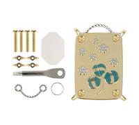 runpeak Micro Flower Press - DIY Plants Pressing Set, Flowers Press for Adults, Blossom Preservation Kit, Microwave Flower Pressing, Flowers Press Kit, Suitable for Art and Craft Enthusiasts (Gold-A)