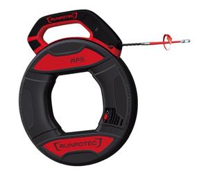 RUNPOTEC - RP5 Cable Pulling Tool | 20 m Cable Pulling Aid with Triple Twisted Special Plastic Tape Diameter 5.5 mm | Cable Pulling Aid with Patented Guide Tip