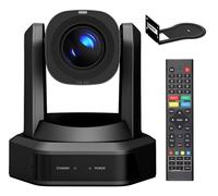 Runpu AI Auto Tracking PTZ Camera,20X Optical+16X Digital Zoom IP Live Streaming Camera, FHD 1080P 60FPS, PoE LAN USB3.0 PoE HDMI Outputs for Church Services Worship Corporate Education,RP-HD66A-20