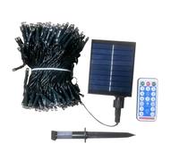 RunQiao 105ft/32m 300 Led Solar Lights Outdoor Garden Fairy String Lights Warm White Christmas Tree Lights Waterproof 8 Modes with Remote