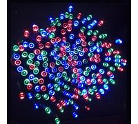 RunQiao 400 LED Solar Fairy String Lights 164ft/ 50m Multi-Color 8 Modes Waterproof Outdoor Garden Light for Trees Patio Fence Wedding Party with Remote,USB Charging