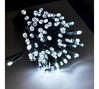 RunQiao 72ft/22m 200 Led Solar Lights Outdoor Garden Fairy String Lights Remote Control for Garden Patio Yard Home Wedding Party White Christmas Tree Lights Waterproof 8 Modes with Remote