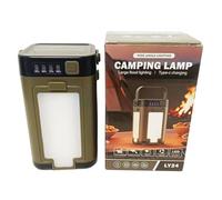 Runqiao LED Solar Camping Lantern, 6 Lighting Modes, Rechargeable, Adjustable Brightness, Waterproof IPX4, USB-C, Solar,for Camping, Hiking, Emergency