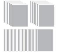 runrayay 100 Sheets Full Sheet Scratch Off Stickers, 3.94 x 2.76Inch Rectangular Scratch Off Sticker, Scratch-Off Labels for Reward Programs, DIY Raffle Card Creating