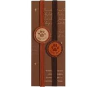 RUNRAYAY 2Pcs Vintage Leather Bookmarks for Women, Personalized Pu Book Marks for Reading Women, Gift for Book Lover, Book Lover, Reader - Cat & Dog