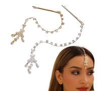 RUNRAYAY Gold & Silver Hair Jewelry for Braids Long Tassel Braided Hair Chain with Clips, Hair Charms Accessories for Women