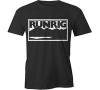 Runrig T-Shirt Printed Tee Mens Black