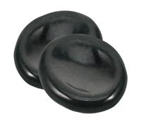 RUNROTOO 1 Pair Green Stone Eye Massage Stones for Soothing and Cooling Therapy Small Size to Reduce Puffiness for Eye Massage and Relaxation