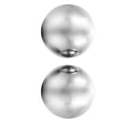 RUNROTOO 1 Pair Stainless Steel Baoding Balls Hand Exercise Massager Balls for Athletes, Portable Muscle Massage Therapy Tool Long Lifespan, for Outdoor Activities and Travel