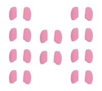 RUNROTOO 10 Pairs Silicone Nose Pads for Glasses - Non Slip Eyeglasses Nose Pad Replacement - Slip-On Bridge for Sunglasses Reading Glasses Eyeglasses (Pink)