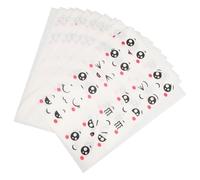 RUNROTOO 10 Sheets Self-Adhesive Easter Stickers Pack with Cute Face Expressions and PVC Material for Easy to Use Egg Decoration, for Parent Interaction and DIY Crafts