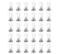 RUNROTOO 100pcs Compact Bandage Buckle Fixators for Sports Bandages and Wraps, Aluminium Alloy Material, Easy to Apply and Portable, for Sports on The Go Use