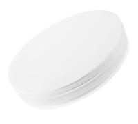 RUNROTOO 100pcs Disposable Bird Cage Bottom Sheets White round Nonwoven Absorbent Parrot Cage Liners with Efficient Water Absorption for Accessories