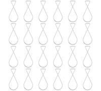 RUNROTOO 100pcs Metal Drop Ceiling Hooks Clips for Hanging Ceiling Tiles, Practical Anti-Rust Metal Hooks Suitable for Office and Home Use, Silver Finish