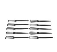 RUNROTOO 10pcs Dye Whisk Hair Coloring Mixer Tool Plastic Material Easy Maintenance Even Color Results for Salon Professionals and Home Use
