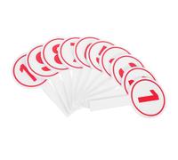 RUNROTOO 10pcs Handheld Number Signs 1-10 Score Paddles Made of Foam with Easy Operation and Bright Colour Design for Indoor and Outdoor Events