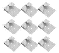 RUNROTOO 10pcs Heavy Duty Hanging Hooks for Picture Frames and Mirrors, Silver Iron Material with Versatile Use and Resistance Against Break, Shelf Hanging Tool and Mirror Mount