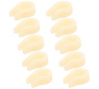 RUNROTOO 10pcs Hinge Spacers for Refrigerator and Freezer Door Hinge Replacement, Plastic Material with 0.3 Inch Inner Diameter and 0.2 Inch Thickness, Easy Installation, Improves