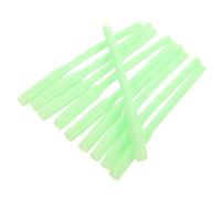 RUNROTOO 10pcs Night Fishing Wire Sleeve Glow in The Dark Anti Tangle Tube PVC Plastic Resistant to Bites Fishing Line Accessory Applications