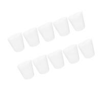 RUNROTOO 10pcs Plastic Plant Planter Pots with Convenient Replacement and Easy Growth Monitoring, for Indoor and Home Gardening of Flowers and Succulents