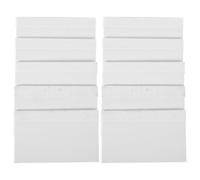 RUNROTOO 10pcs Small Phone Screen Film Scrapers with Cardboard and Lint Material User-friendly Design for Bubble Removal and Smooth Film Application