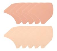 RUNROTOO 10pcs Thigh Pads for Protection and Support, Khaki Anti-Chafing Stick Non-Woven Fabrics and Elastic Fiber, Reduces Friction During Sports and Soccer Activities