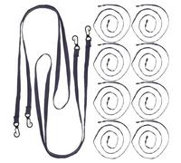 RUNROTOO 10pcs Winter Mitten Clips, Children Mitten Holder String Attachment Straps Connectors, Anti-Lost Glove Straps for Outdoor Winter Sports