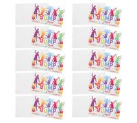 RUNROTOO 12 Sets Birthday Invitations for Boys with Fun and Unique Design, Double-sided Printed Paper Cardstock Party Essential, White Envelopes Included for Parties and Celebrations