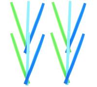 RUNROTOO 12pcs Silicone Rubber Bands 20cm Flat Elastic Bands Easy to Carry and Store Strong Fixation for Books Folders Industrial Uses Household Projects