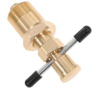 RUNROTOO 15mm 22mm Ferrule Puller Solid Brass Copper Tube Connector Removal Tool Plumbing Tools for Professional Plumber Angle Stop Remover Compression Ring Extractor