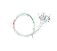 RUNROTOO 15pcs Metal Harp Strings Replacement Set for 15-string Lyre Harp Professional Instrument String Accessories and Maintenance in Music Performance